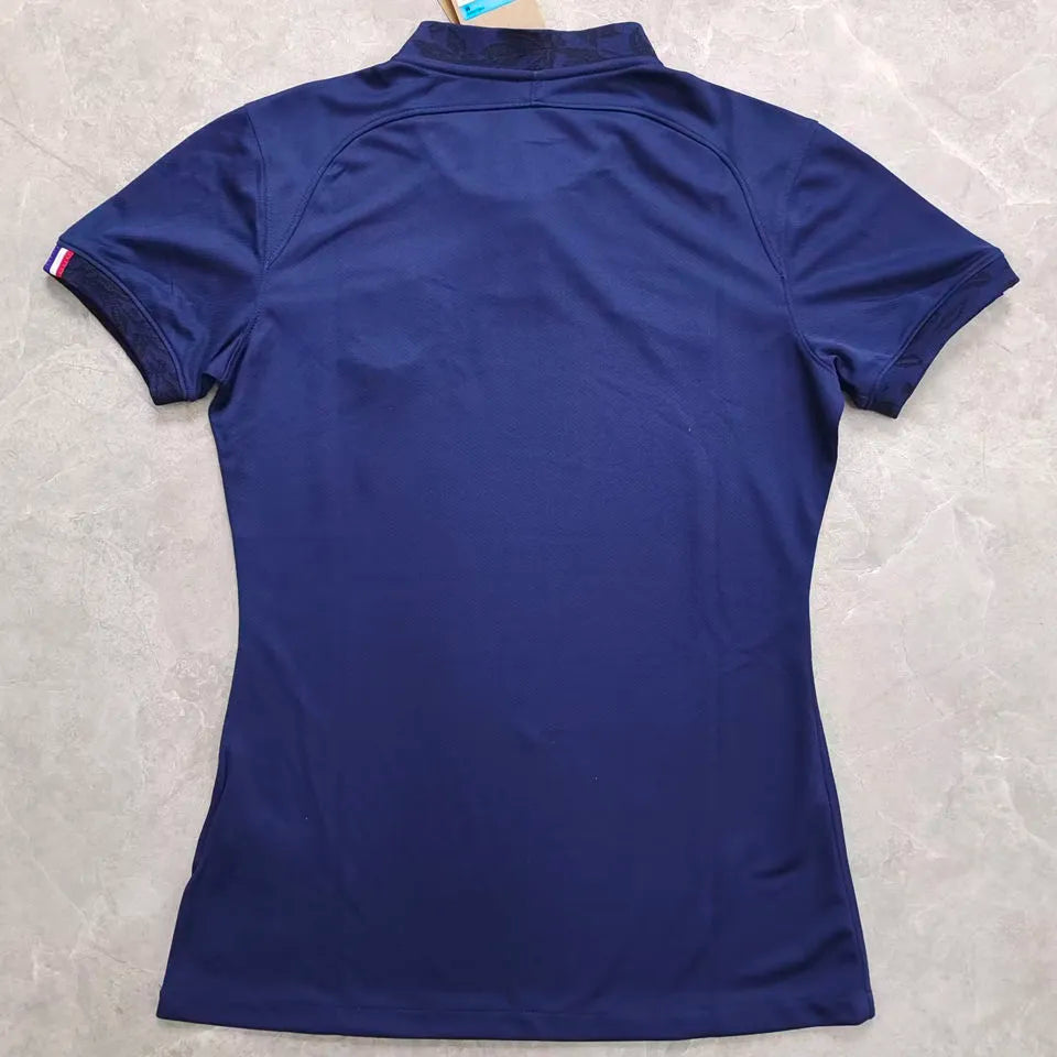 2022/23 France Home Women Soccer Jersey Back