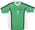 1998 Nigeria Home Green Retro Soccer Jersey Front