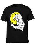Werewolf Moon Graphic Tee - Black