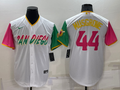 Men's San Diego Padres Joe Musgrove #44 White Player Stitched Jerseys