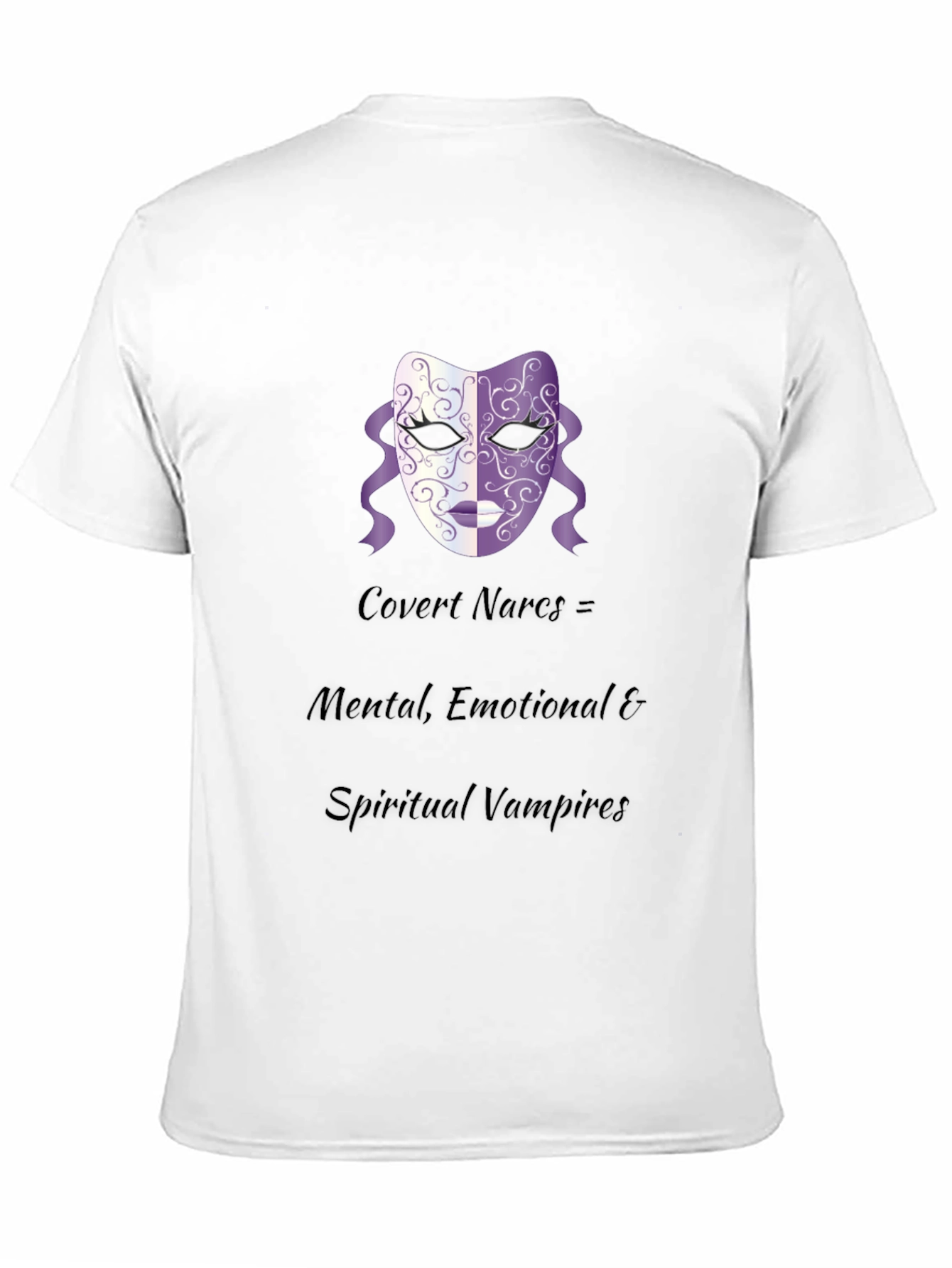 Covert Narcs Vampire Mask Black T-Shirt