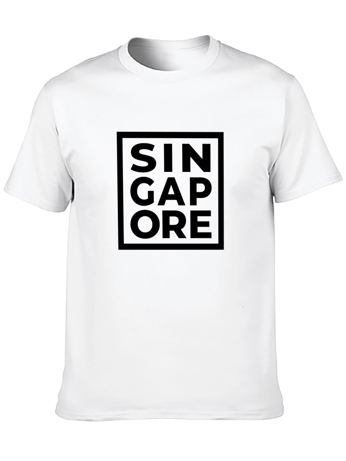 Singapore Graphic Tee - Mens Black T-Shirt