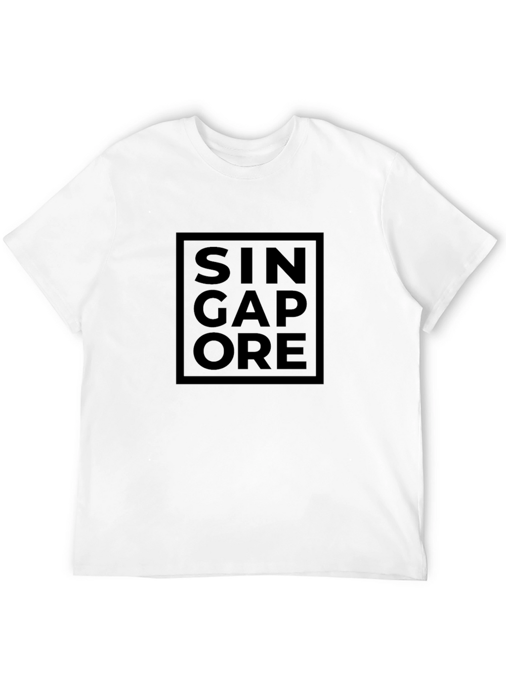Singapore Graphic Tee - Mens Black T-Shirt