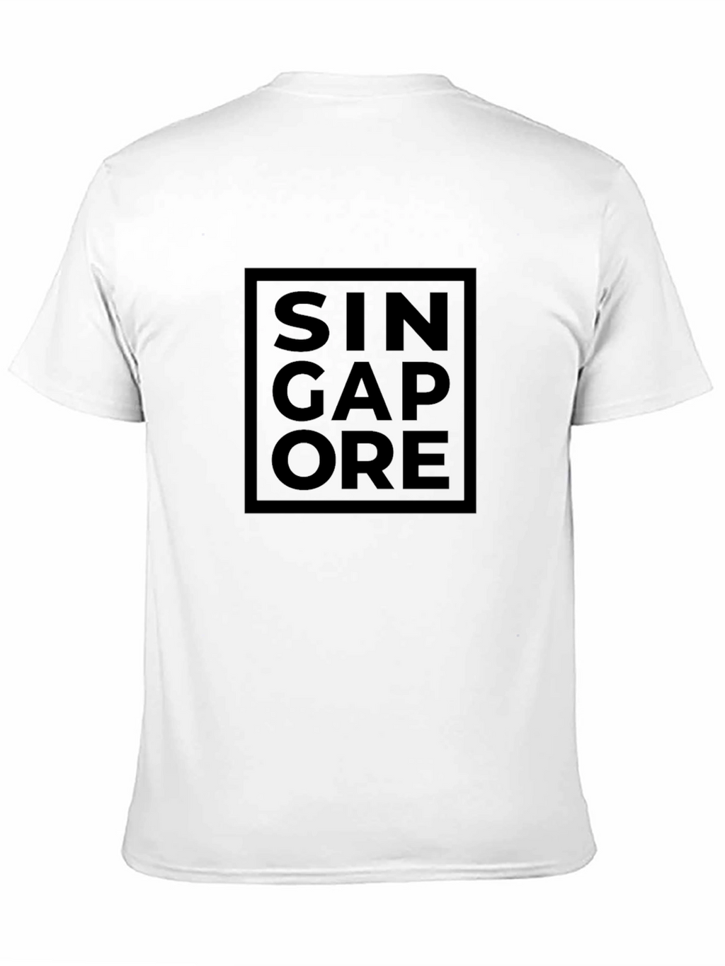 Singapore Graphic Tee - Mens Black T-Shirt