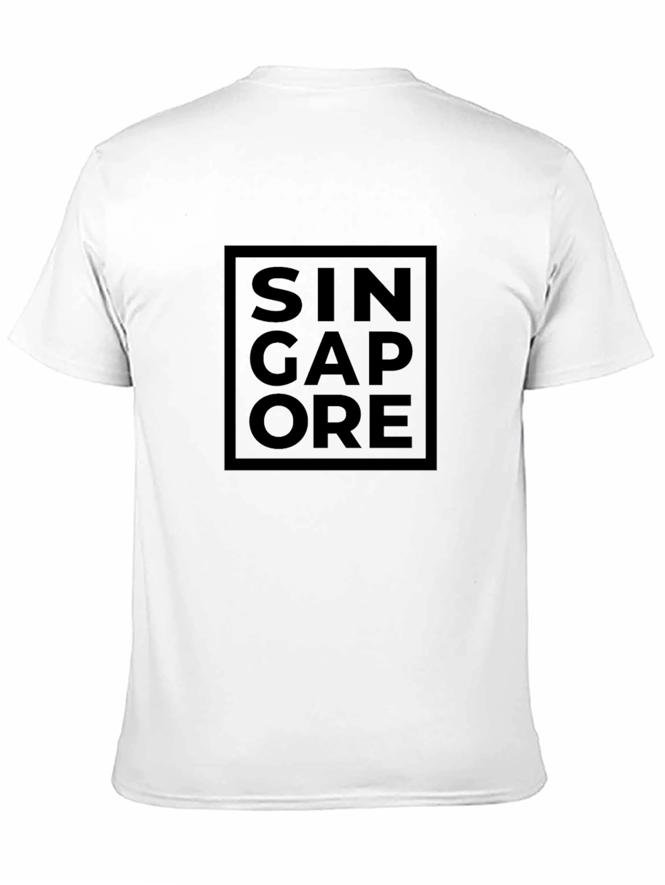Singapore Graphic Tee - Mens Black T-Shirt