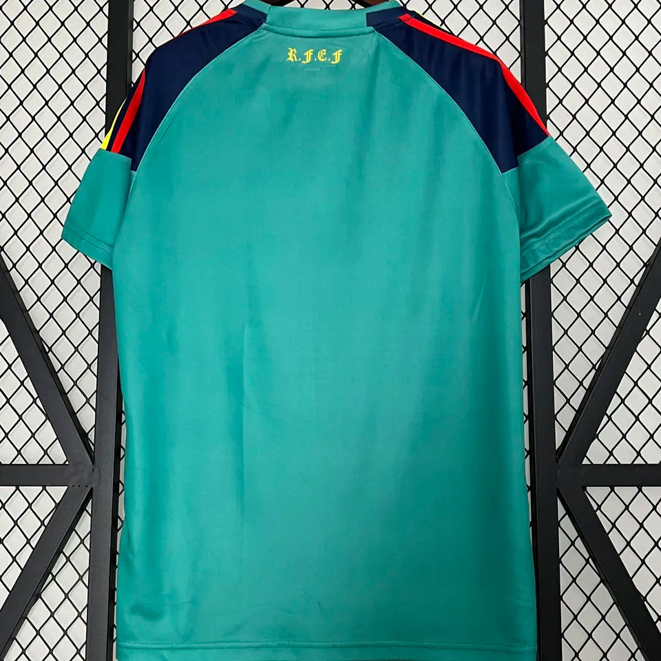 2010 Spain Goalkeeper Retro Soccer Jersey Back