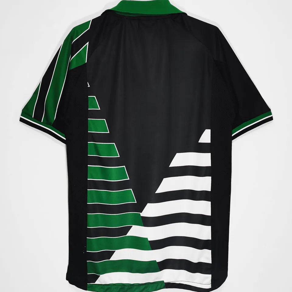 1998 South Africa Away Retro Soccer Jersey Back