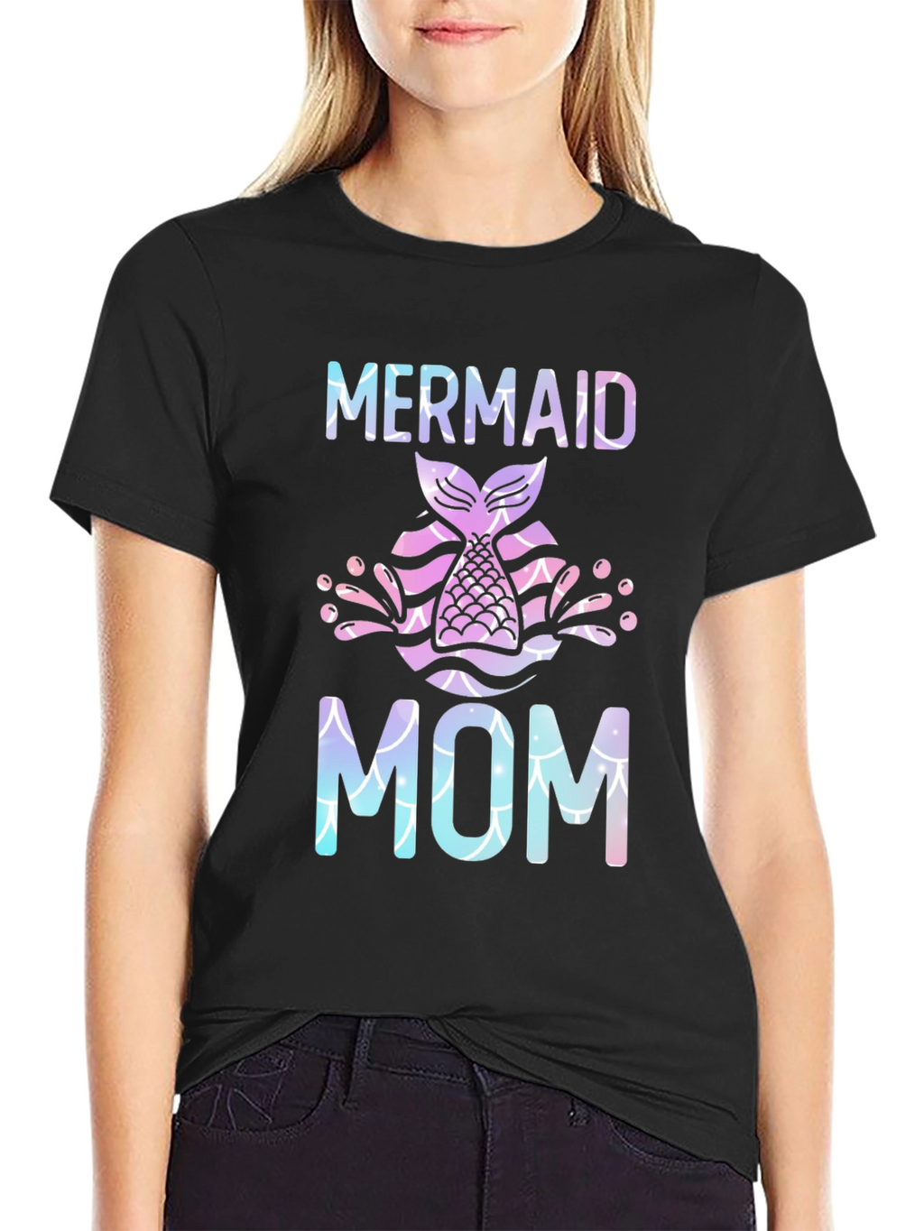 Mermaid Mom T-Shirt - Stylish Graphic Tee