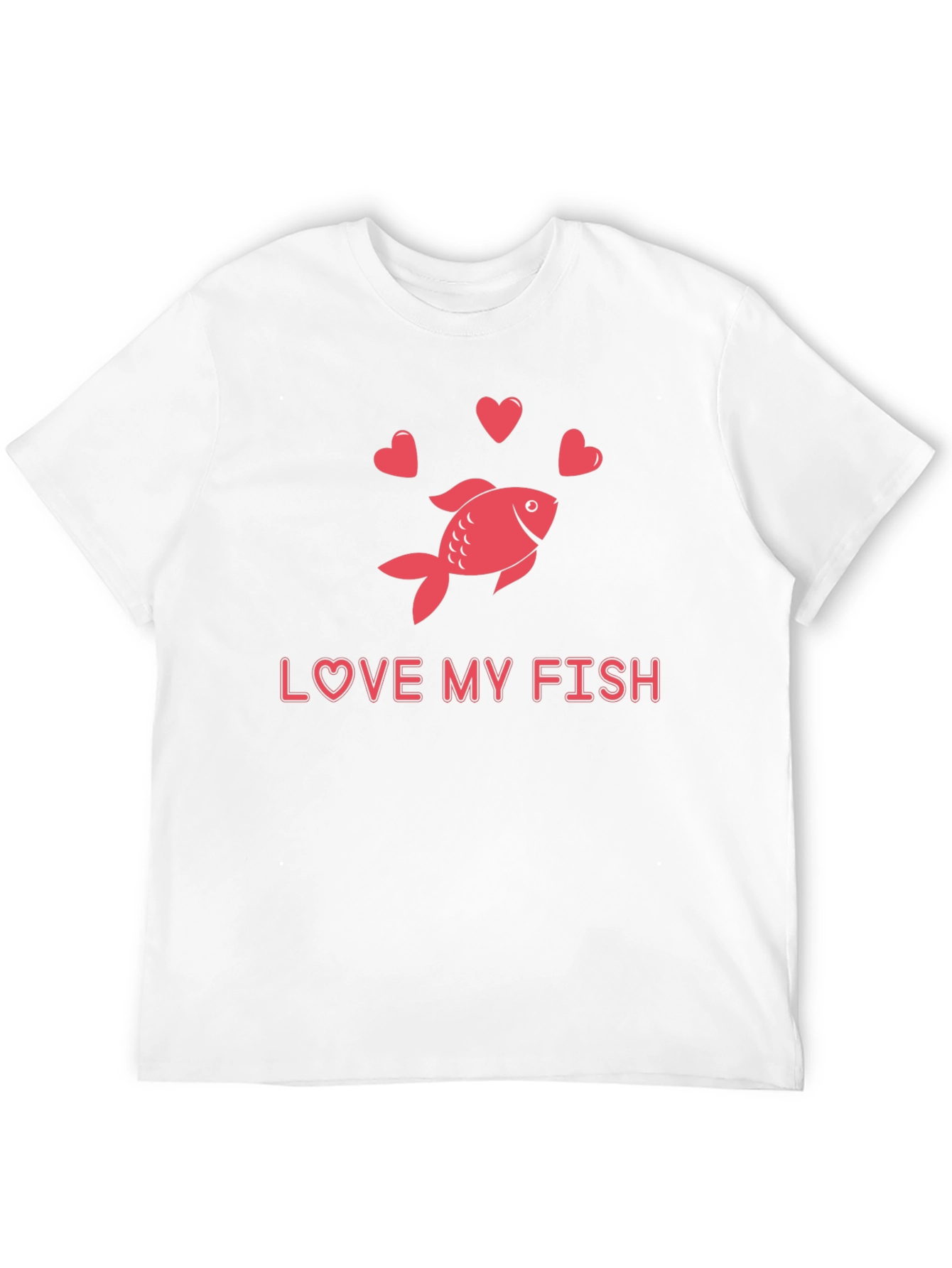 Love My Fish Graphic Tee - Cute Pet Fish Lover Shirt