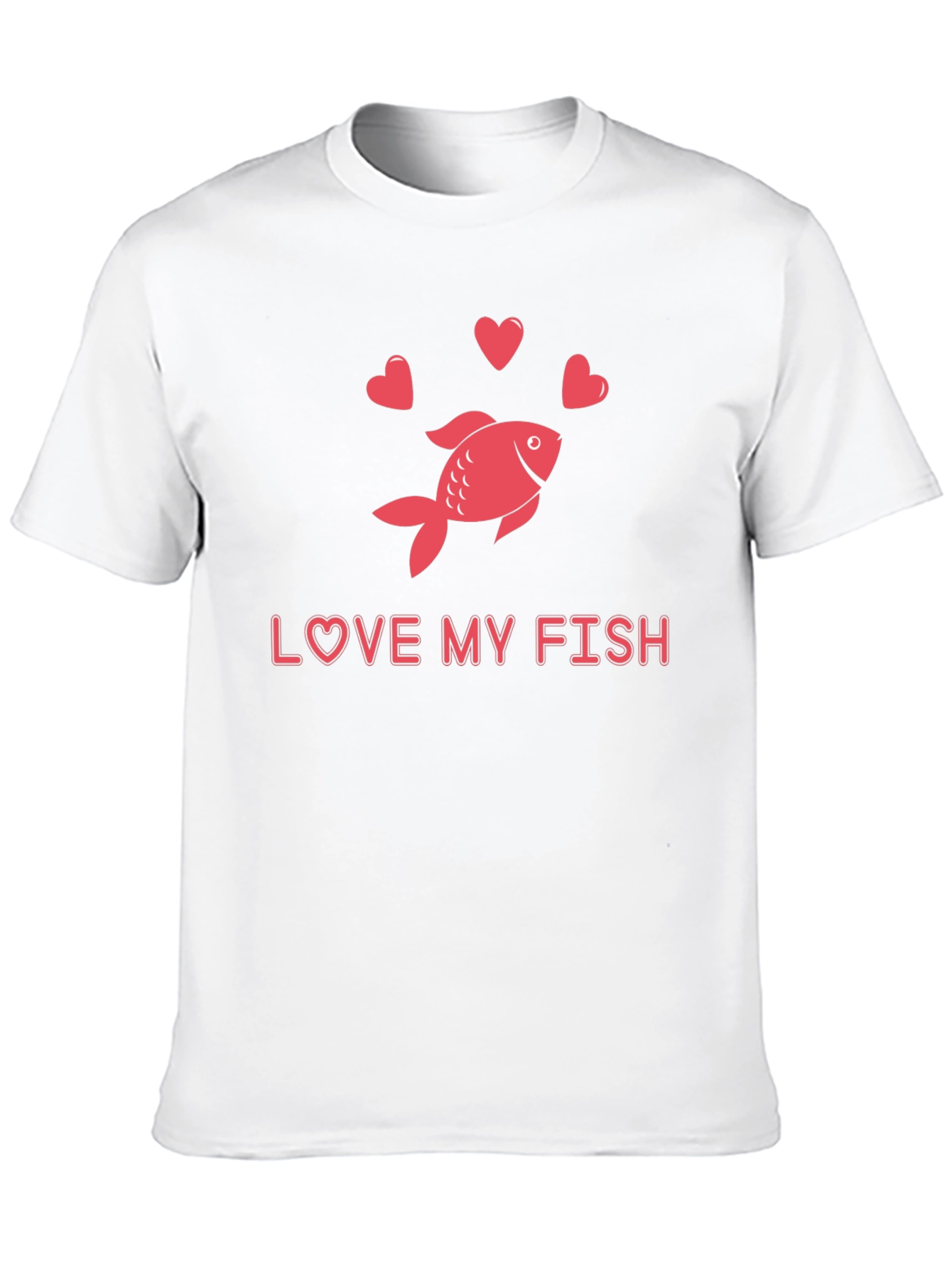 Love My Fish Graphic Tee - Cute Pet Fish Lover Shirt