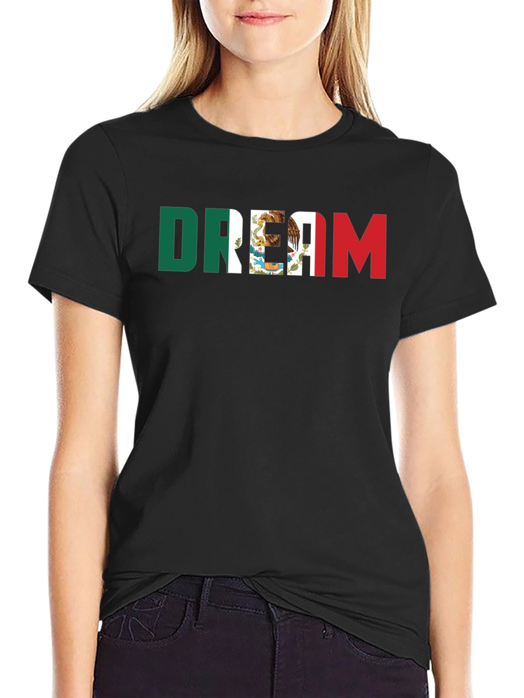 Mexican Dream T-Shirt - Black Crew Neck Tee