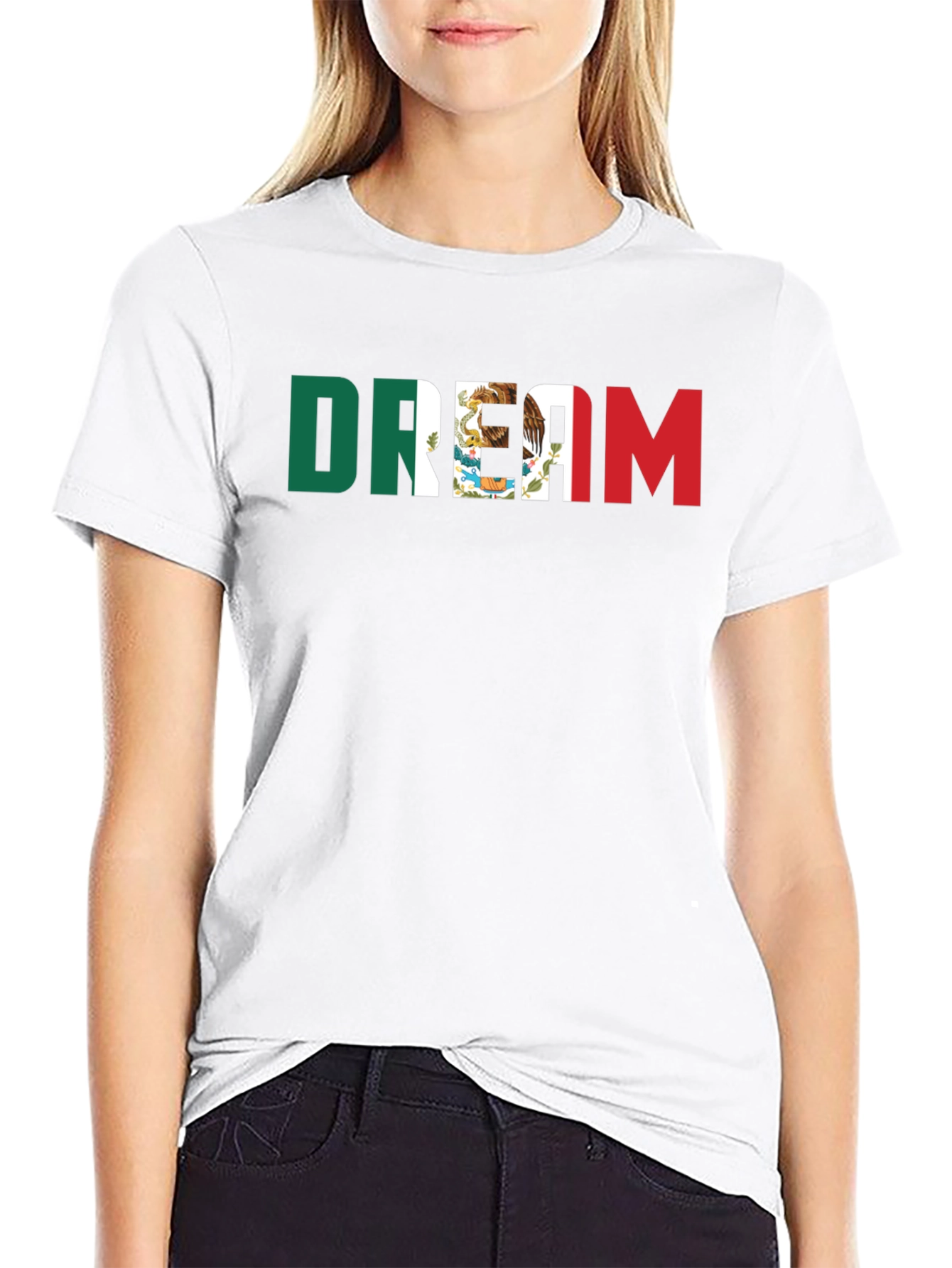 Mexican Dream T-Shirt - Black Crew Neck Tee