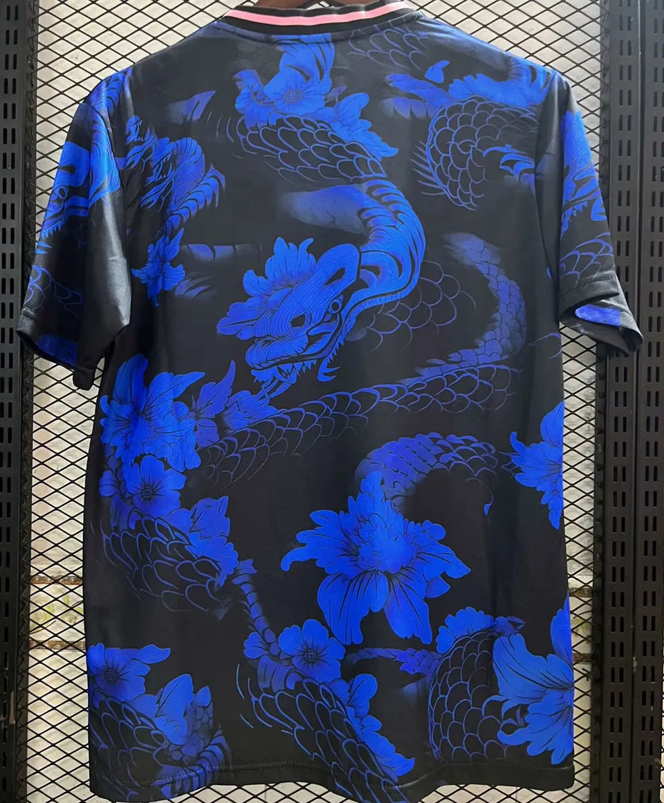 2024 Japan Dragon Special Edition Blue Fans Soccer Jersey Back