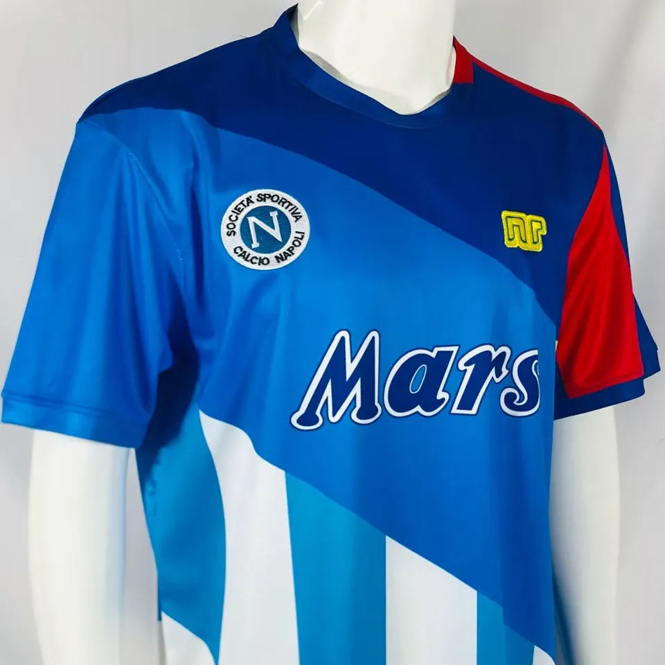 #10 Napoli Maradona Version Retro Soccer Jersey 背后10号 ★★ Detail 3