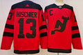 Men's New Jerseys Devils Nico Hischier #13 Red Game Jerseys