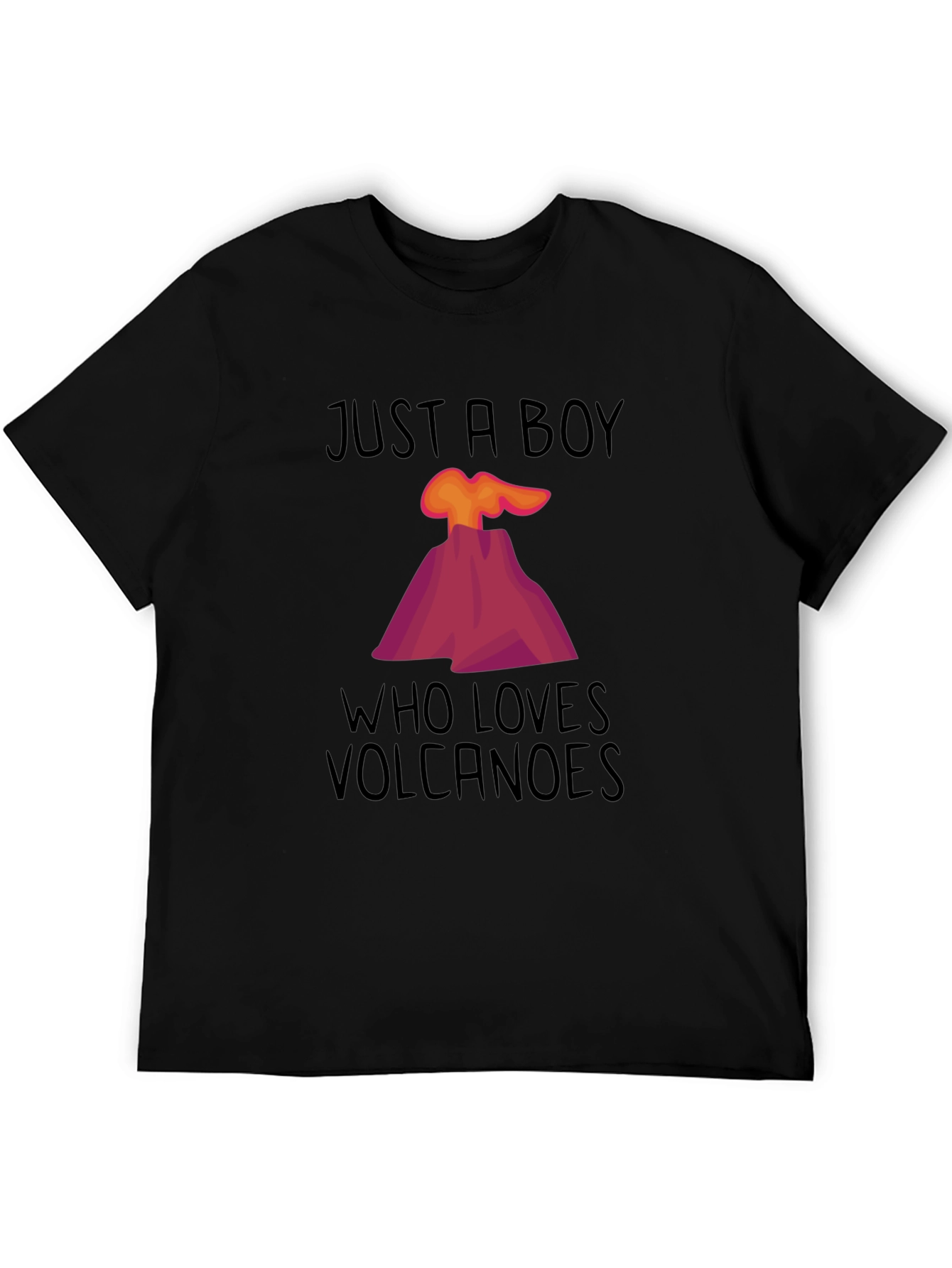 Volcano Lover T-Shirt - Just a Boy Who Loves Volcanoes!