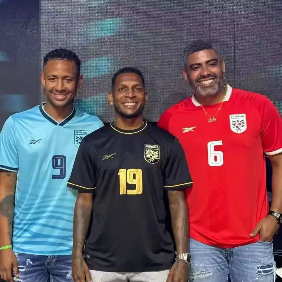 2025/26 Panama Away Blue Fans Soccer Jersey Detail 1