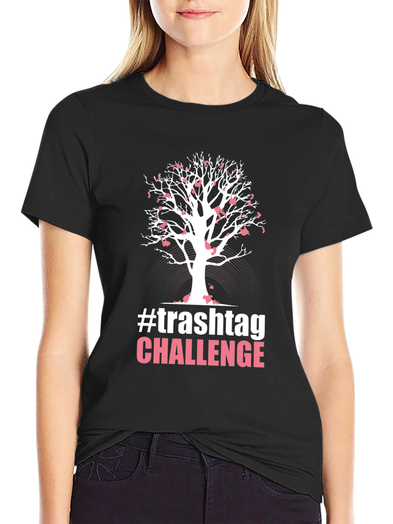 TrashTag Challenge Tree Graphic T-Shirt