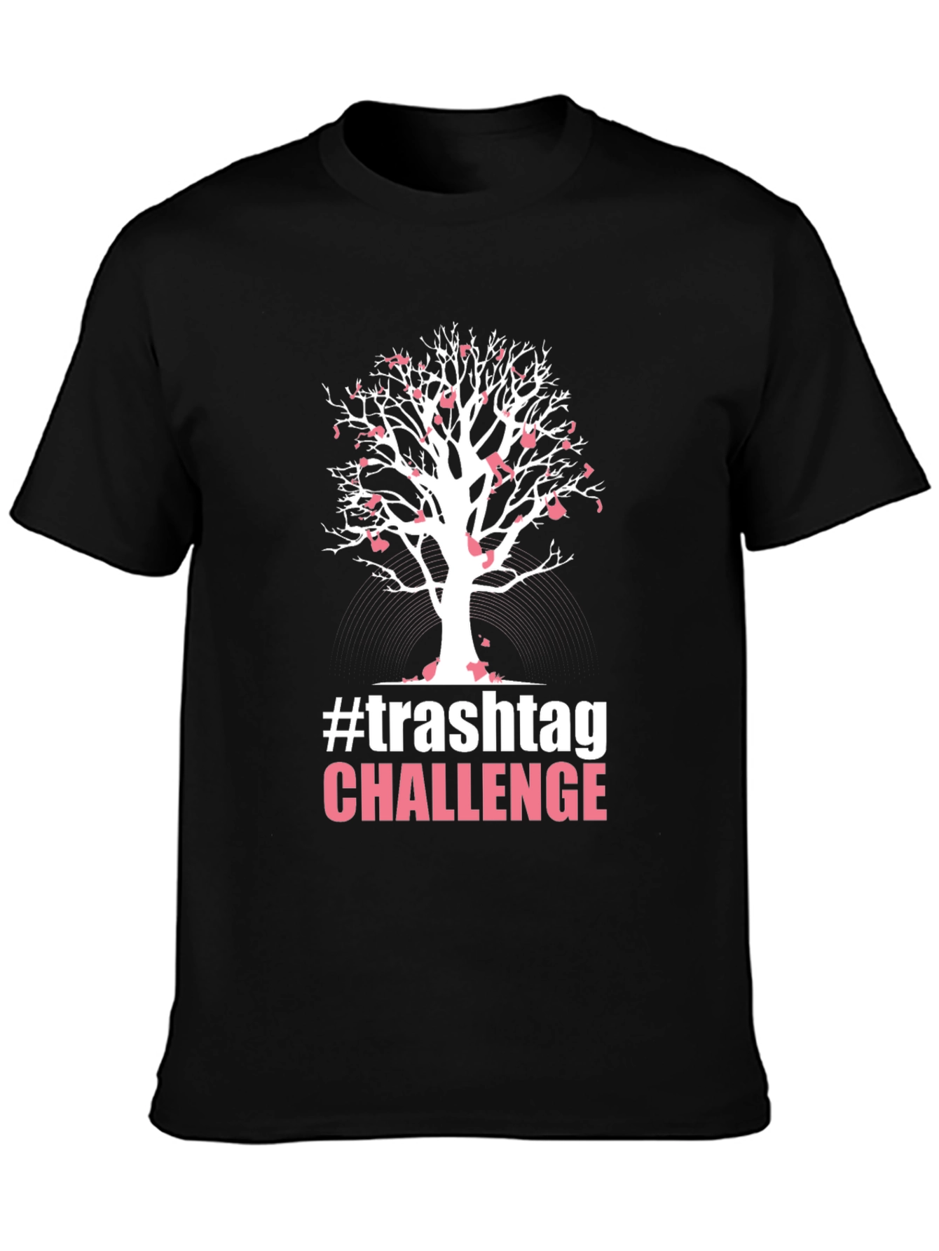 TrashTag Challenge Tree Graphic T-Shirt