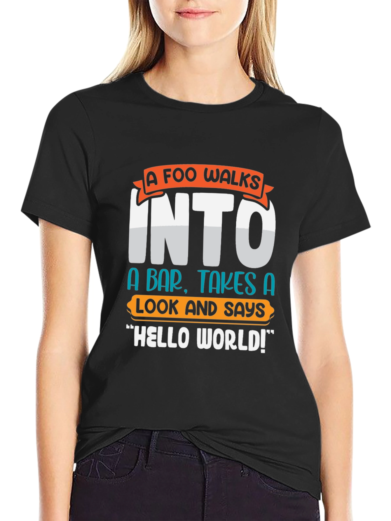 A Foo Walks Into a Bar T-Shirt - Programmer Humor Tee