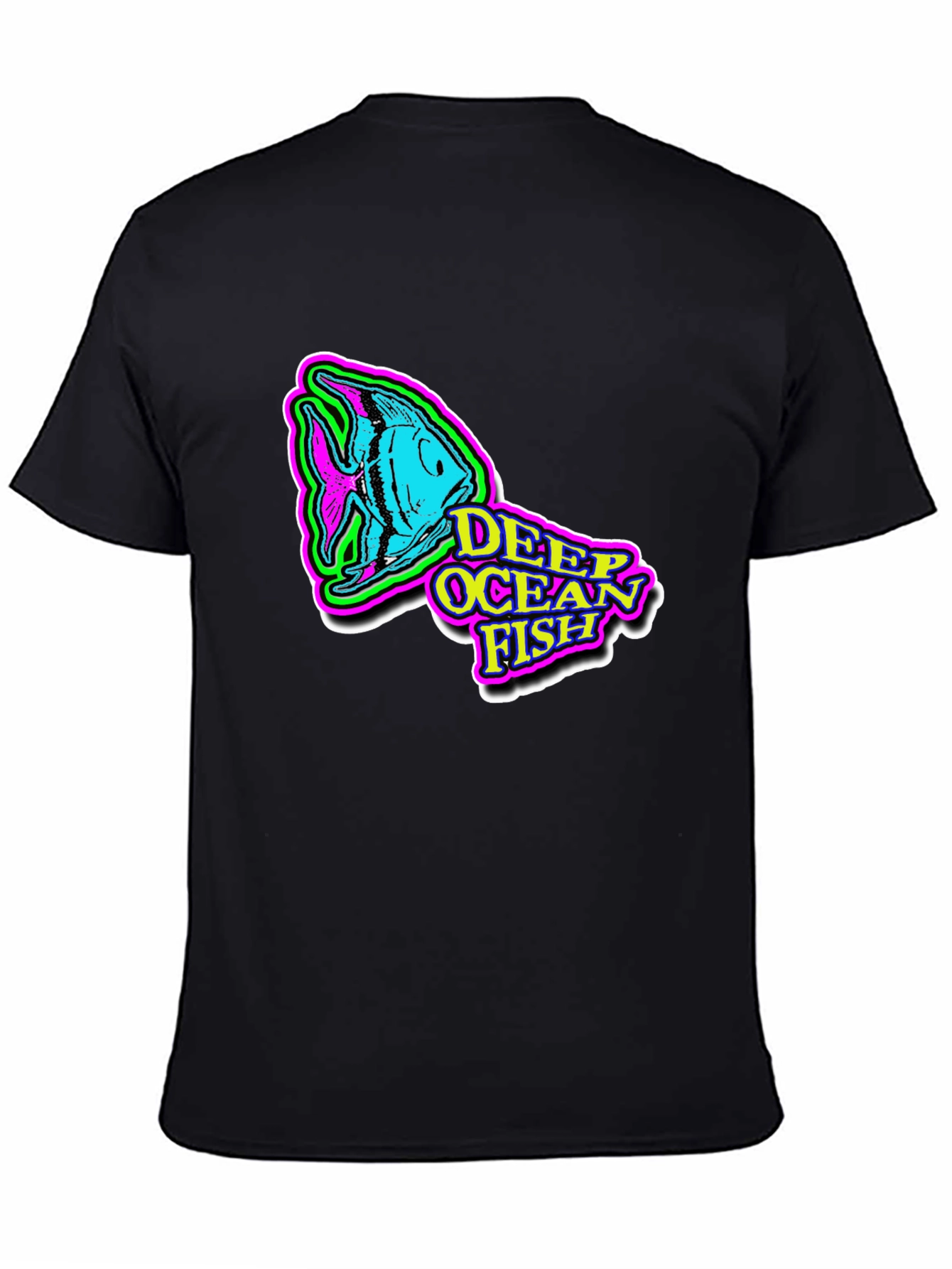 Deep Ocean Fish Graphic T-Shirt