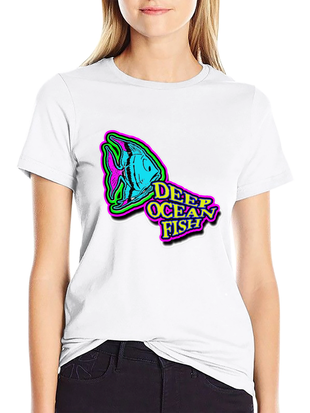 Deep Ocean Fish Graphic T-Shirt
