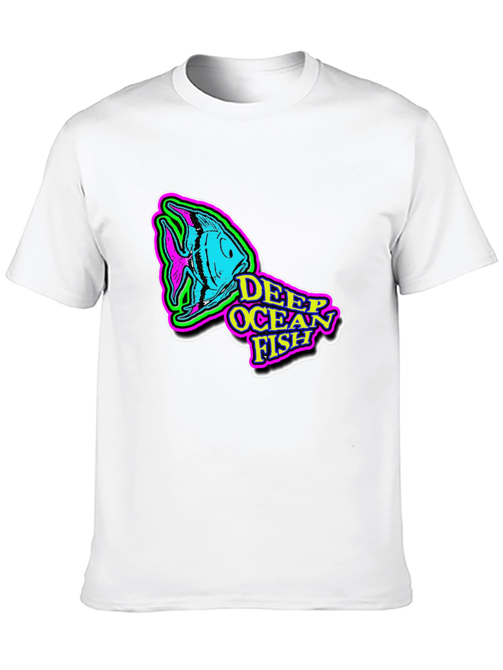 Deep Ocean Fish Graphic T-Shirt