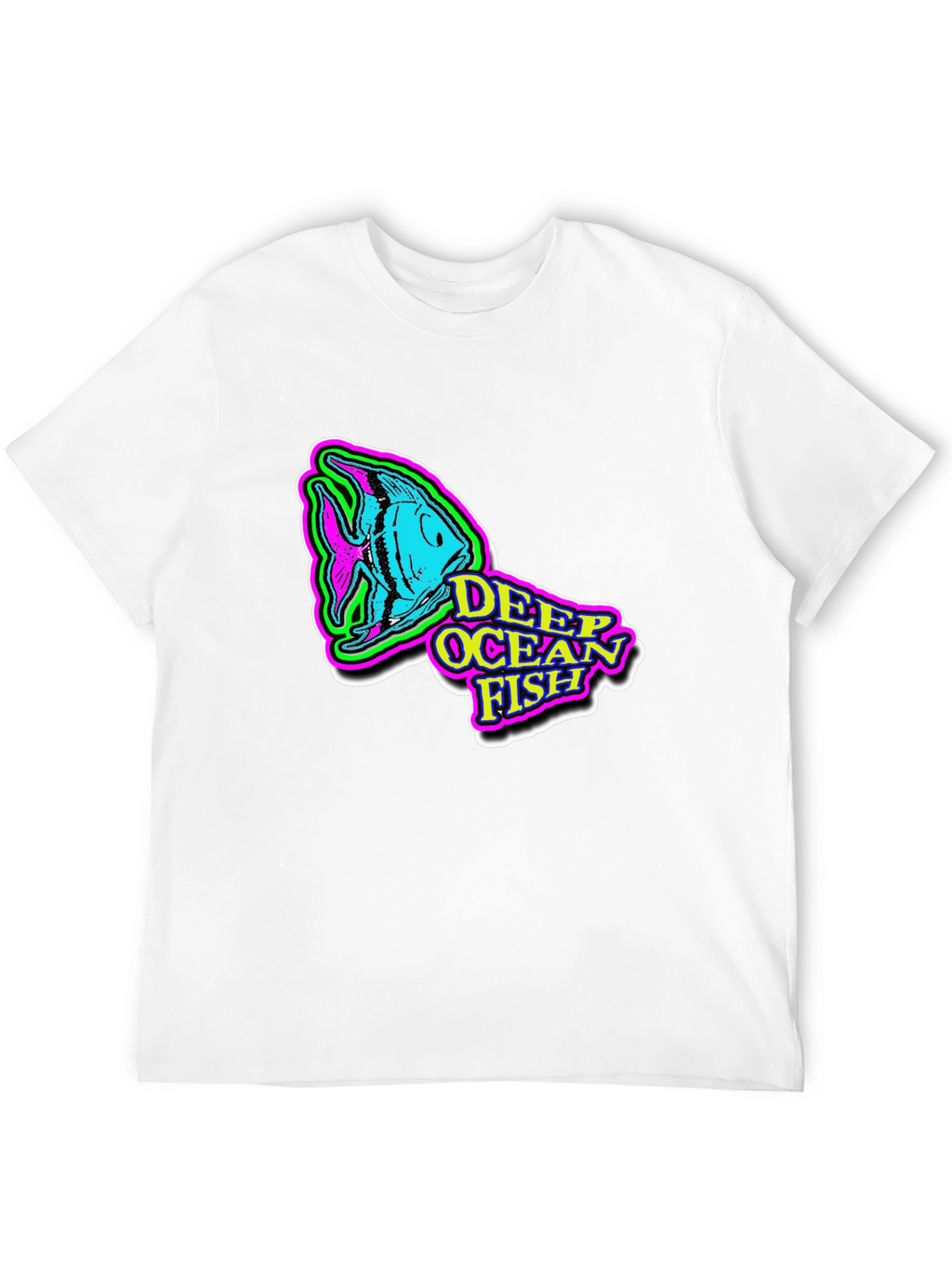 Deep Ocean Fish Graphic T-Shirt