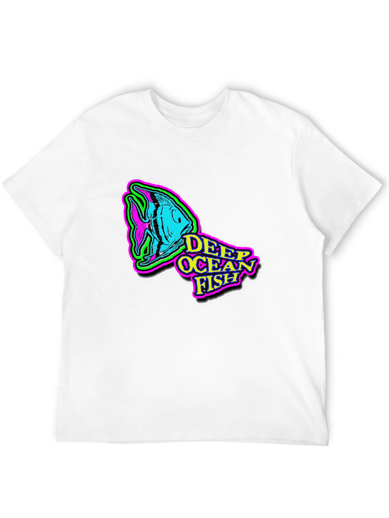 Deep Ocean Fish Graphic T-Shirt