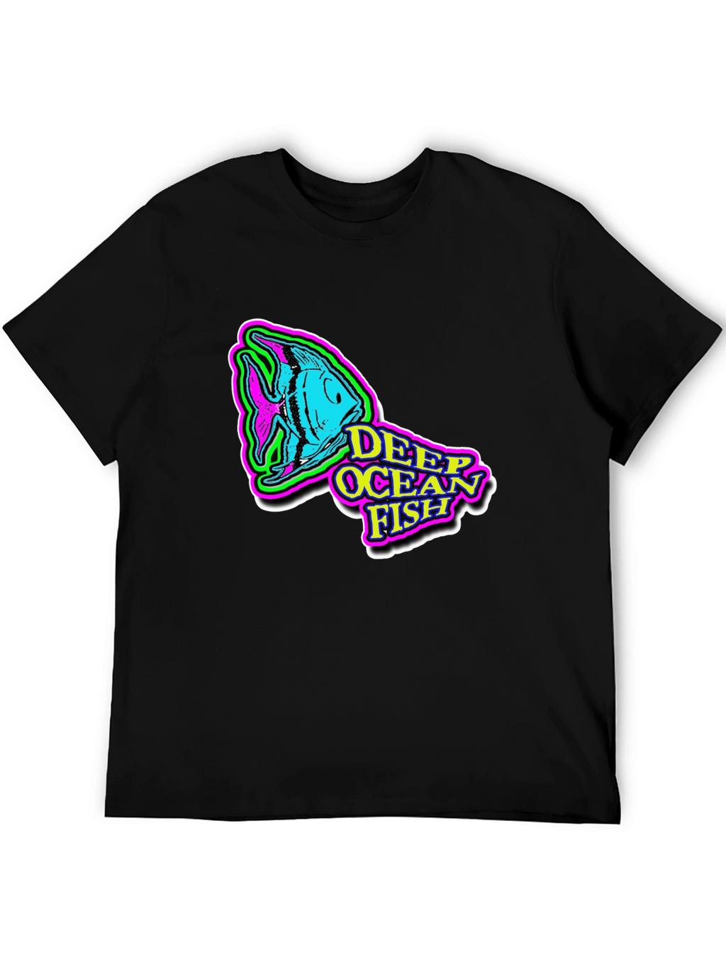 Deep Ocean Fish Graphic T-Shirt
