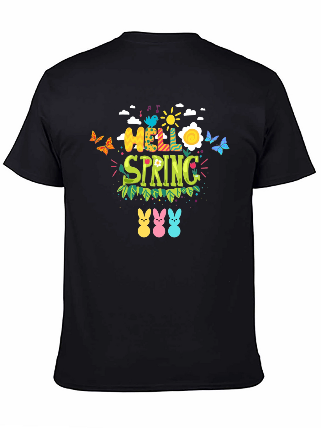 Hello Spring Easter Bunny T-Shirt