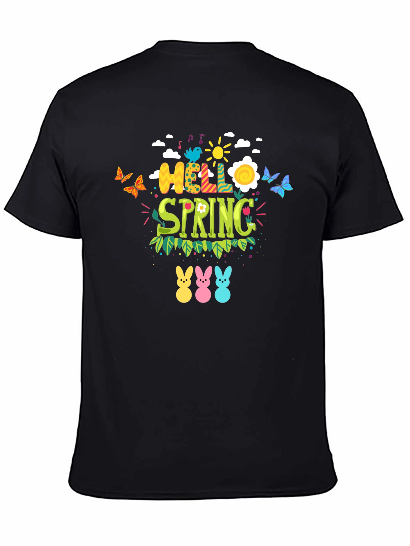 Hello Spring Easter Bunny T-Shirt