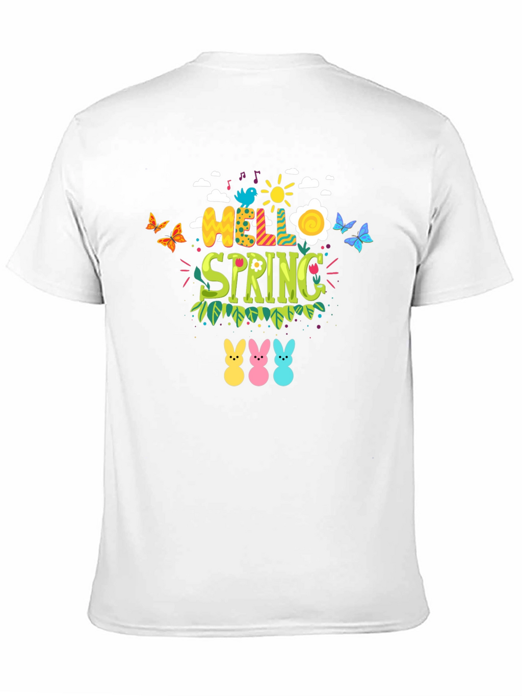Hello Spring Easter Bunny T-Shirt