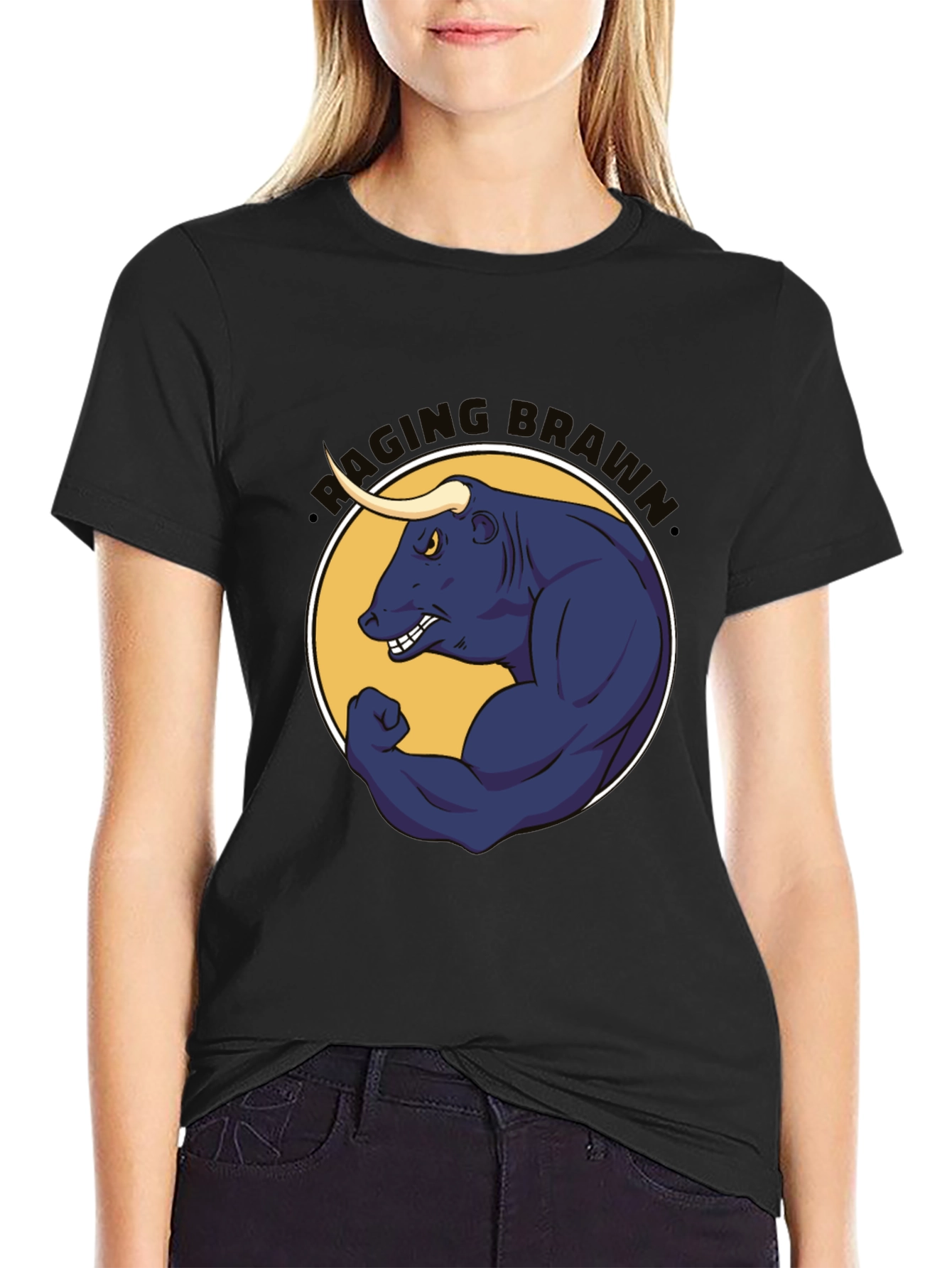 Raging Brahma Bull Graphic Tee
