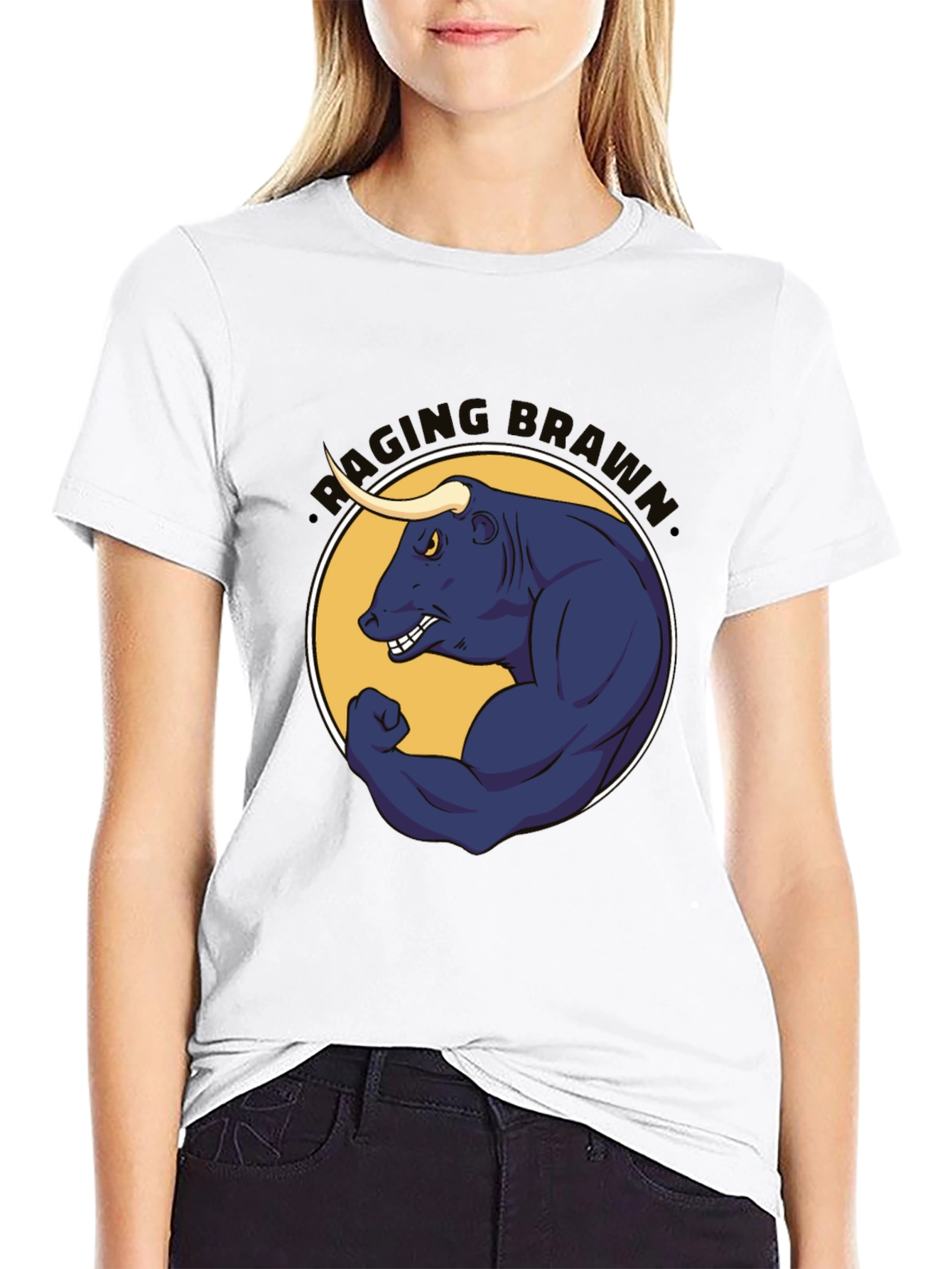 Raging Brahma Bull Graphic Tee