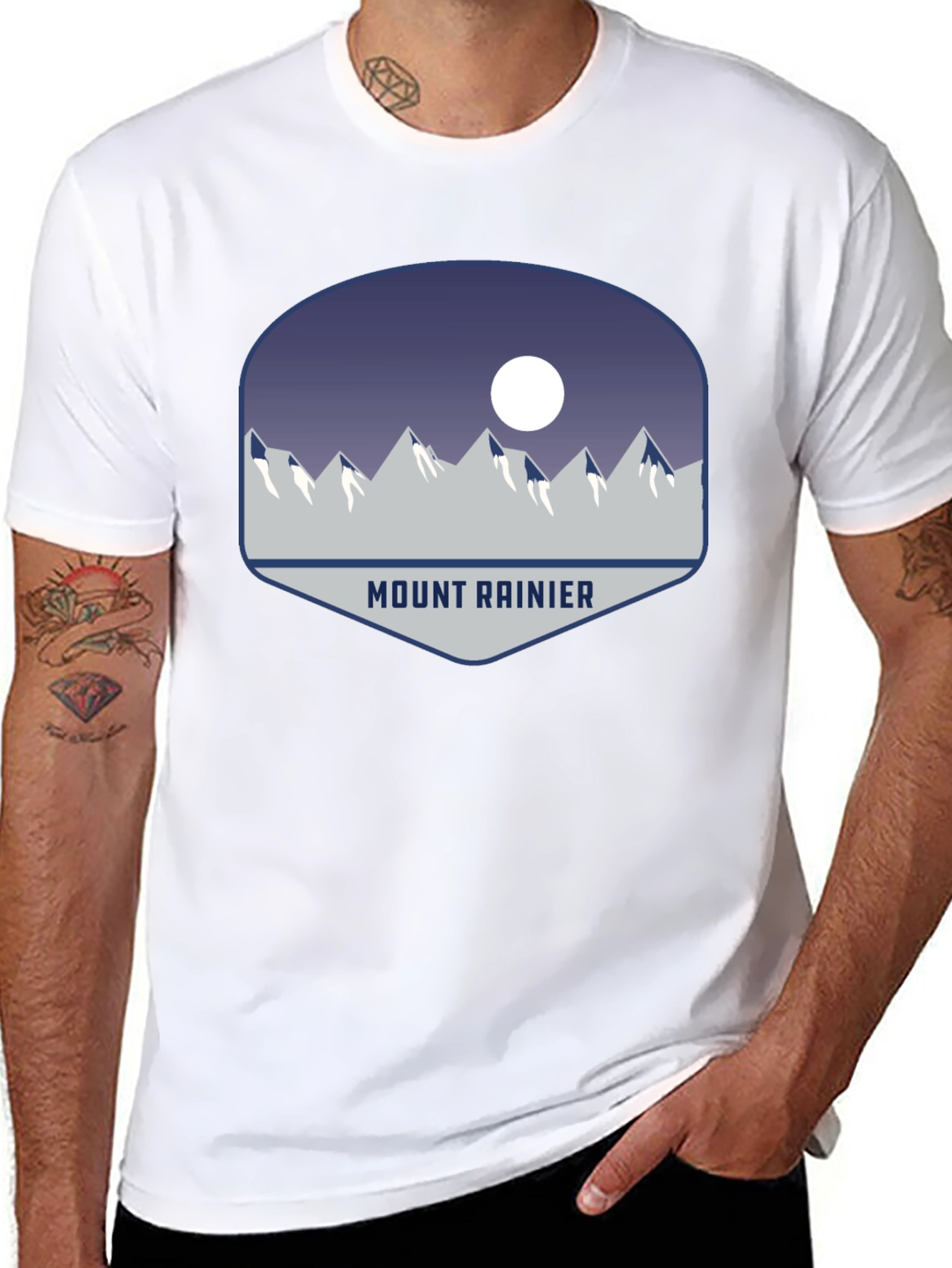Mount Rainier Graphic Tee - Nature Inspired Design