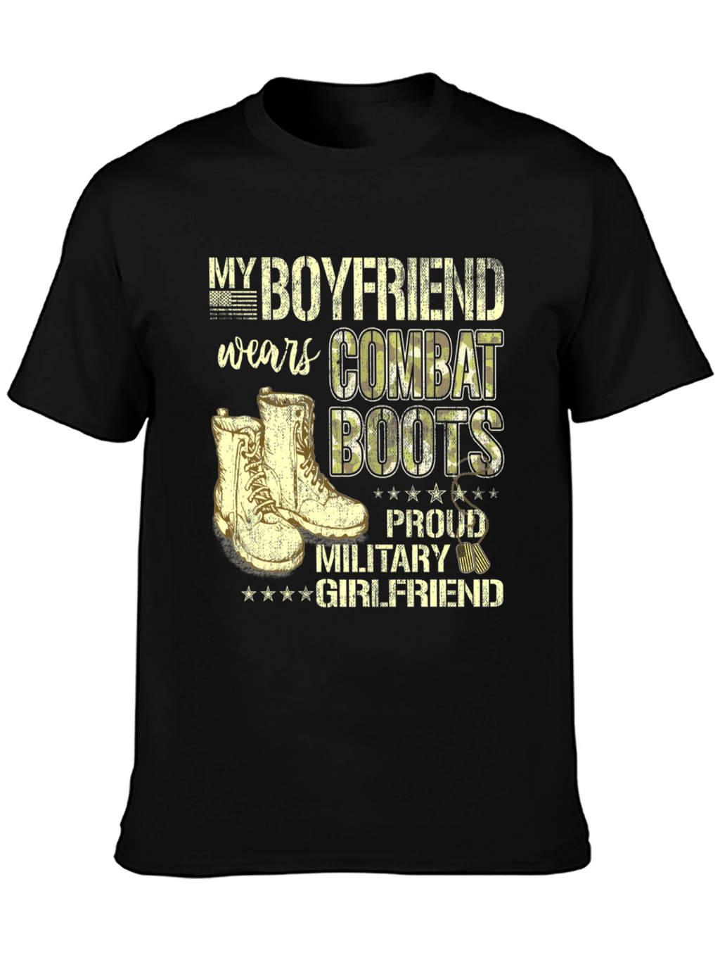 Proud Military Girlfriend Tee
