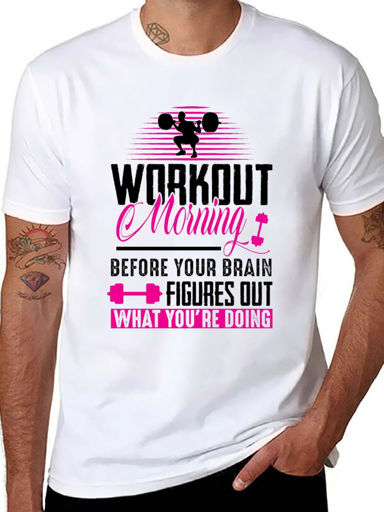 Workout Morning Graphic Tee