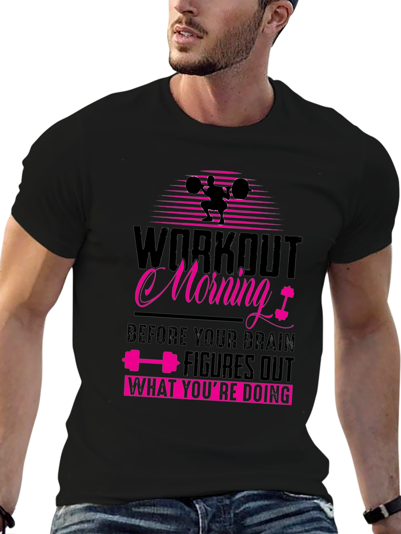 Workout Morning Graphic Tee