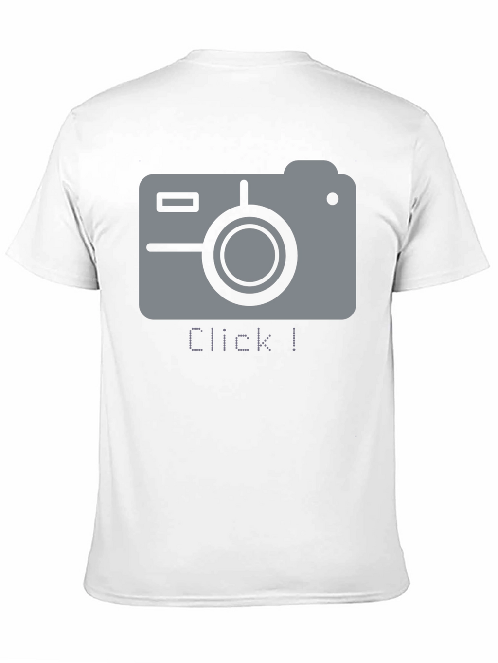 Click! Camera Graphic Black T-Shirt