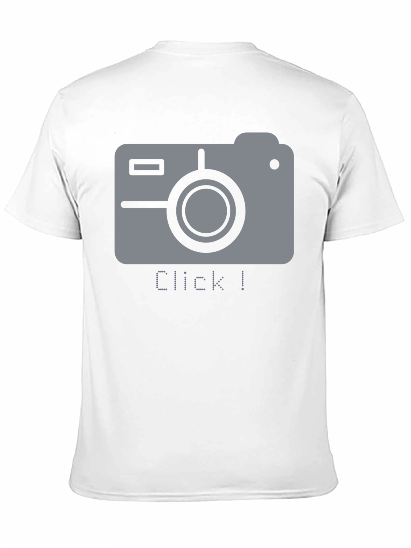 Click! Camera Graphic Black T-Shirt