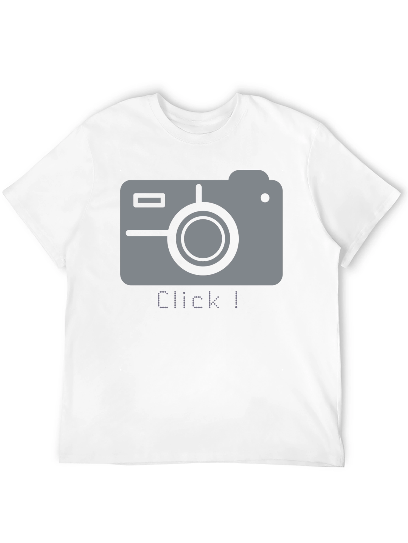 Click! Camera Graphic Black T-Shirt