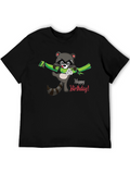 Happy Birthday Raccoon Graphic Tee