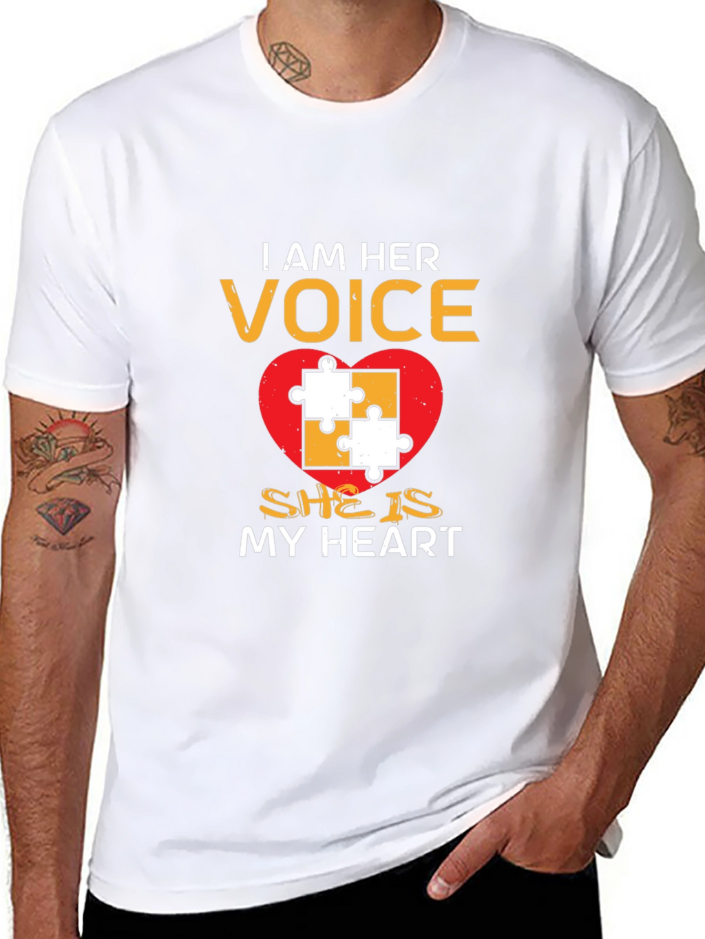 Autism Awareness T-Shirt: I Am Her Voice