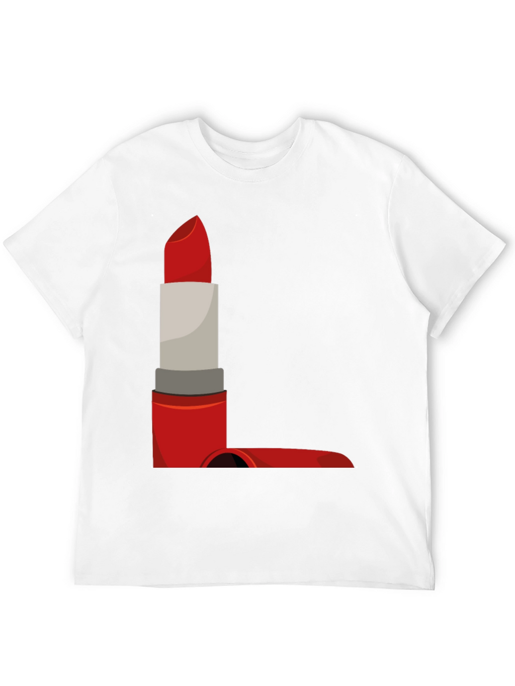 Lipstick Graphic Tee - Bold & Stylish Black T-Shirt