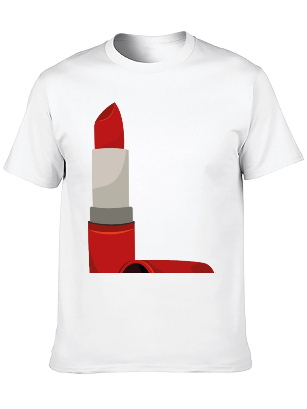 Lipstick Graphic Tee - Bold & Stylish Black T-Shirt