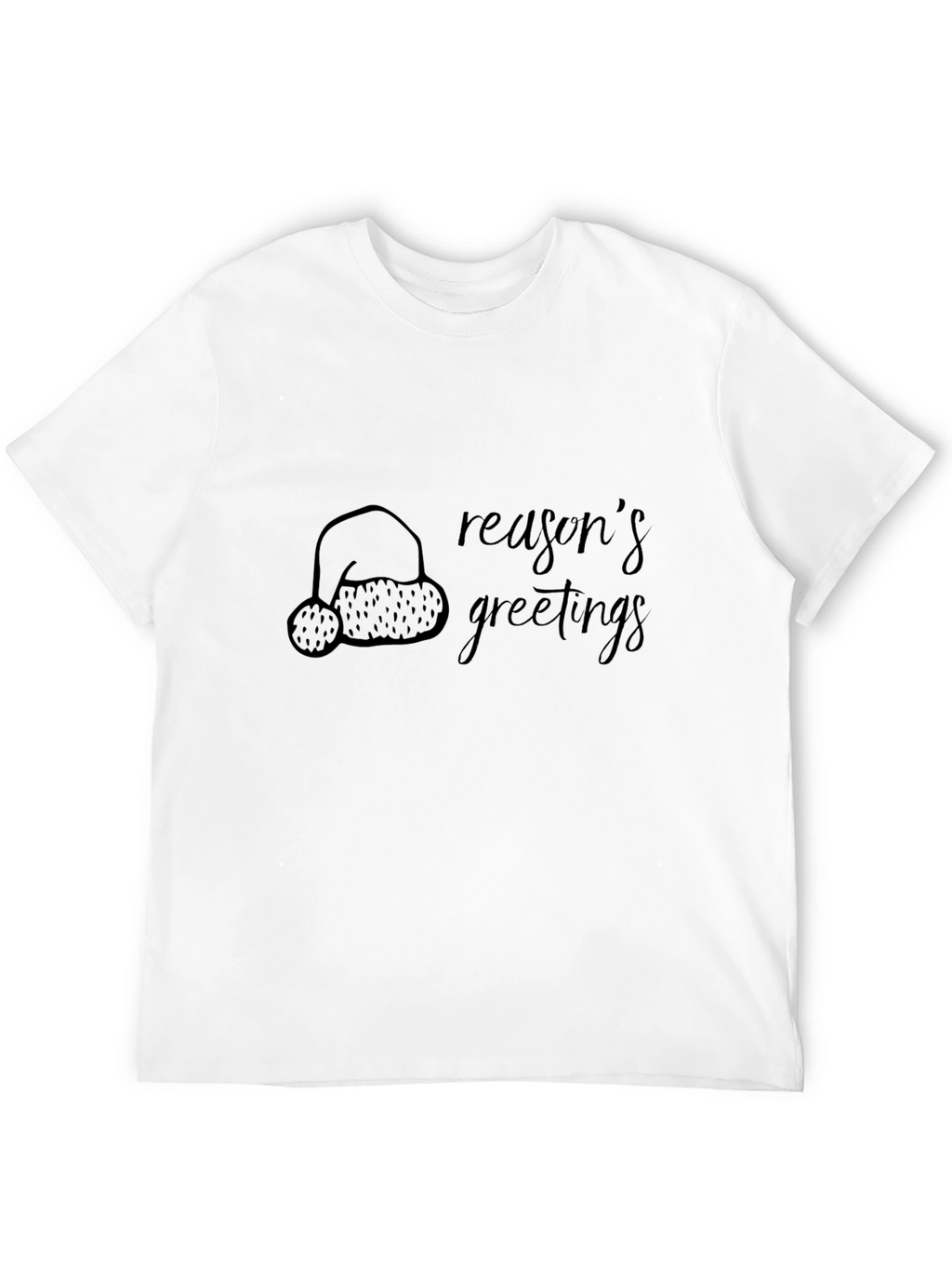 Reasons Greetings Black T-Shirt