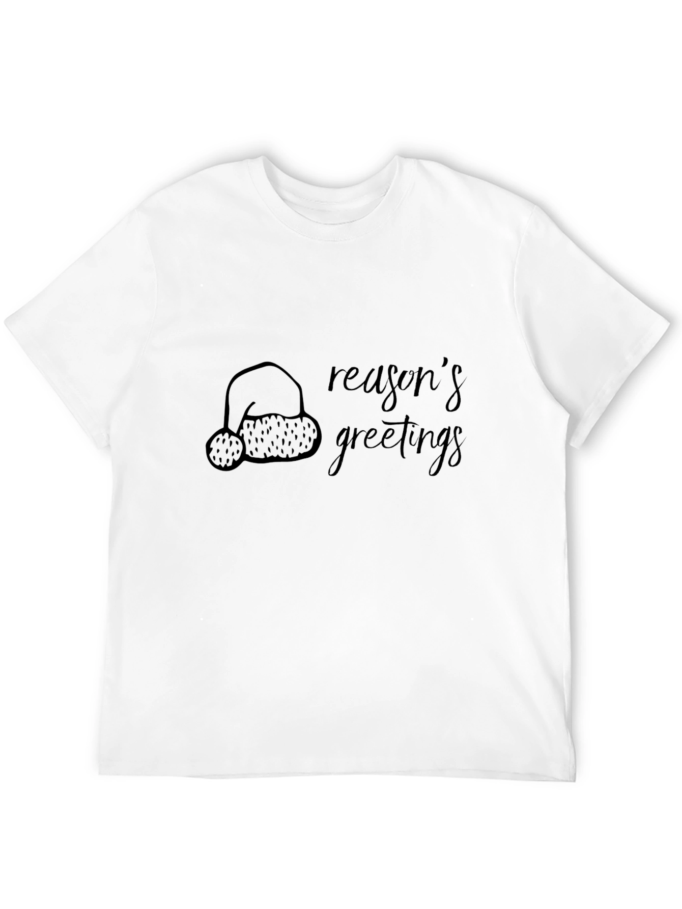 Reasons Greetings Black T-Shirt