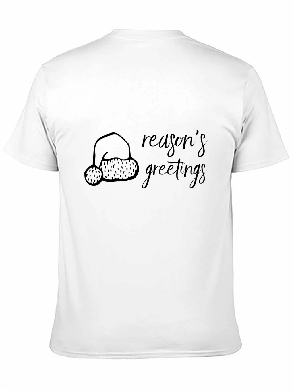 Reasons Greetings Black T-Shirt