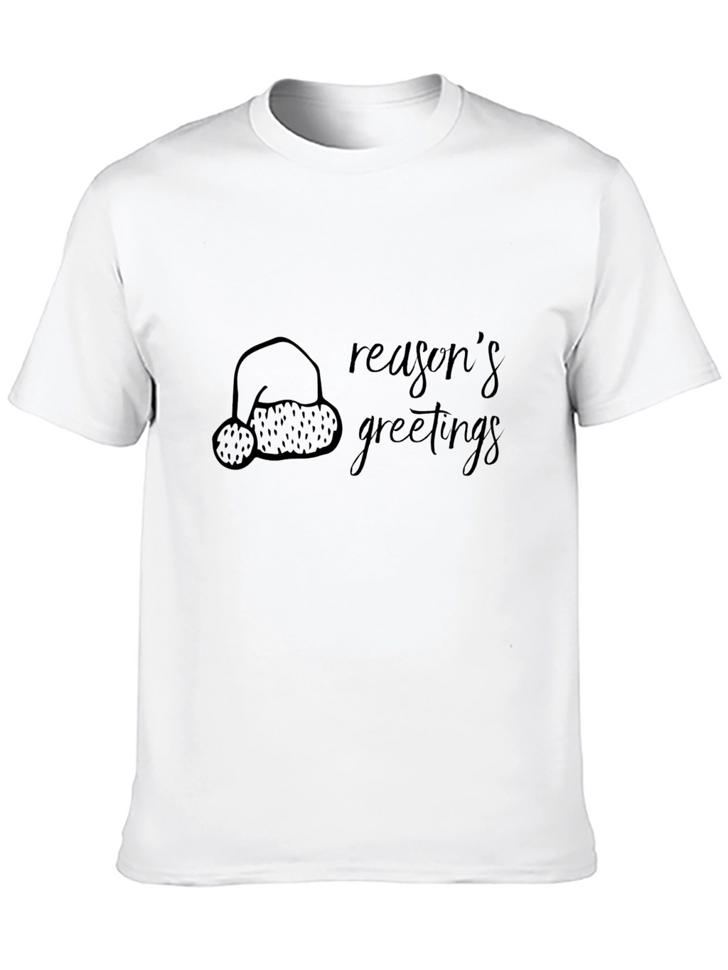 Reasons Greetings Black T-Shirt